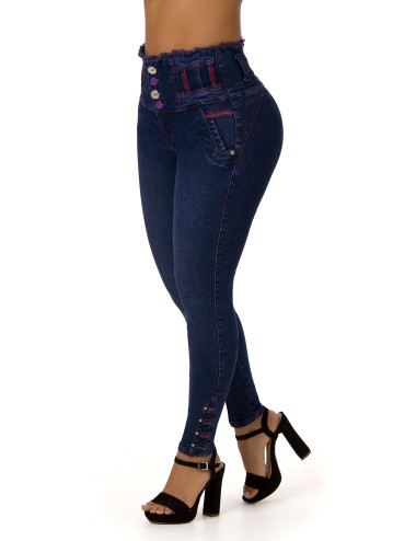 Pantalones Colombianos Levanta Cola de Mujer High Waist Butt Lifting Jean