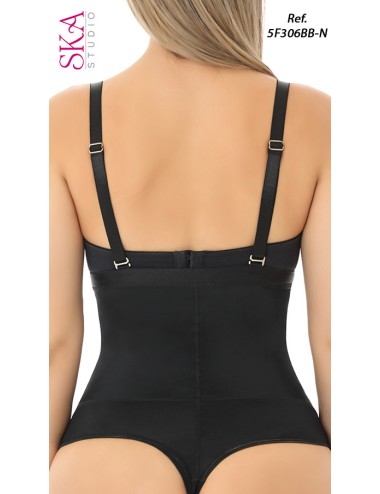 ShapEager Body Shaper Body with adjustable straps Lifts the bust line Panty  type at  Women's Clothing store: Shapewear Bodysuits