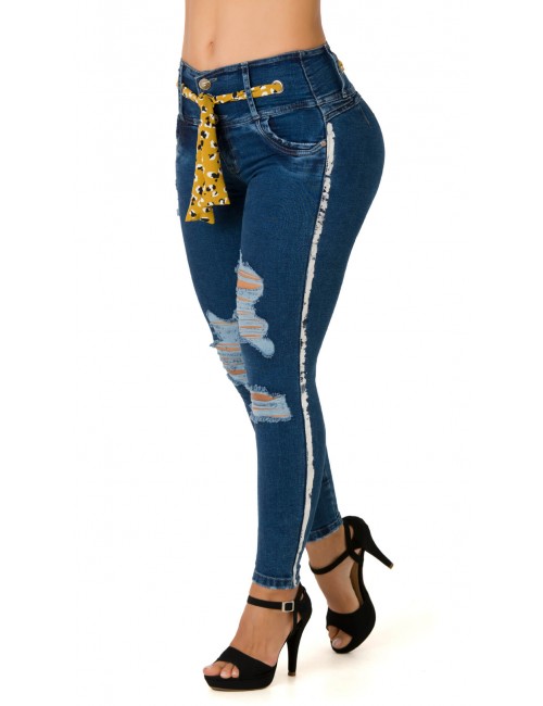 Colombian butt lifter jeans high waist – Ska Studio Usa