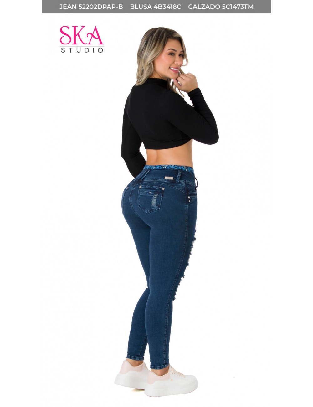 Horn Butt Lifting Skinny Jeans 70174TAP-N – Ska Studio Usa