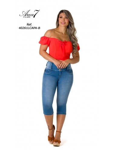 Pantalón pescador Lee modelo Austyn con cintura tejida holgado para mujer –  Yaxa Store
