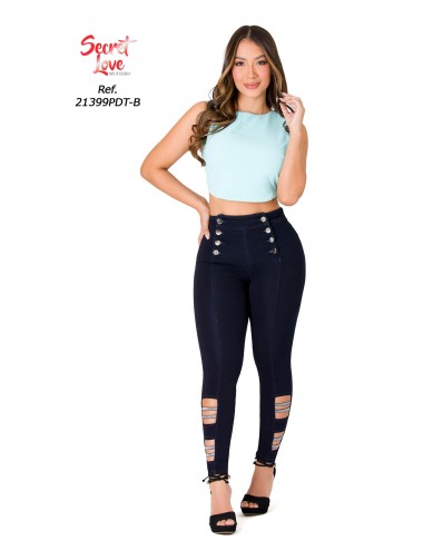 Pantalon Colombianos JeAn de Moda ROpa Para Mujer Levanta Cola