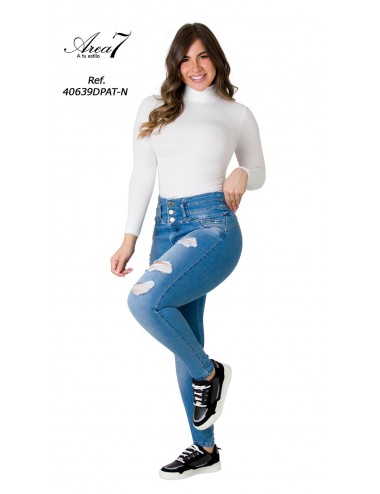 Brazil Butt Lift Jeans, Women Distressed Denim RHERO Fashion Jeans - 567760