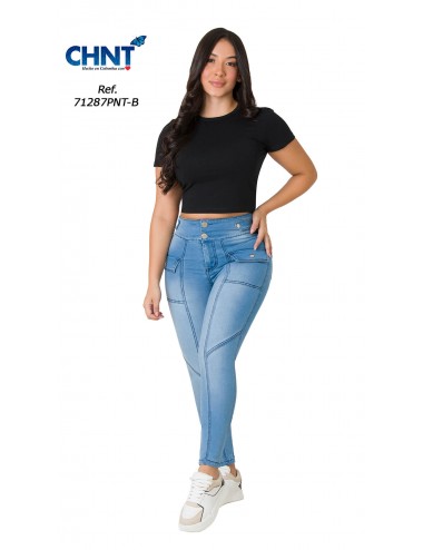 Eva Butt Lifting Skinny Jeans 70962DPAP-N